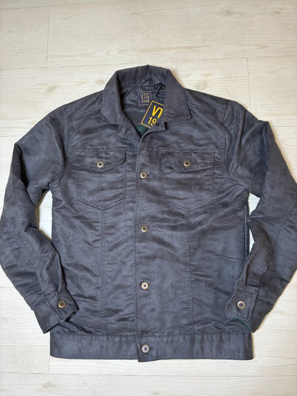 Vintage 1946 Men's Ultra Micro-Suede Shirt Jacket Size Small NWT